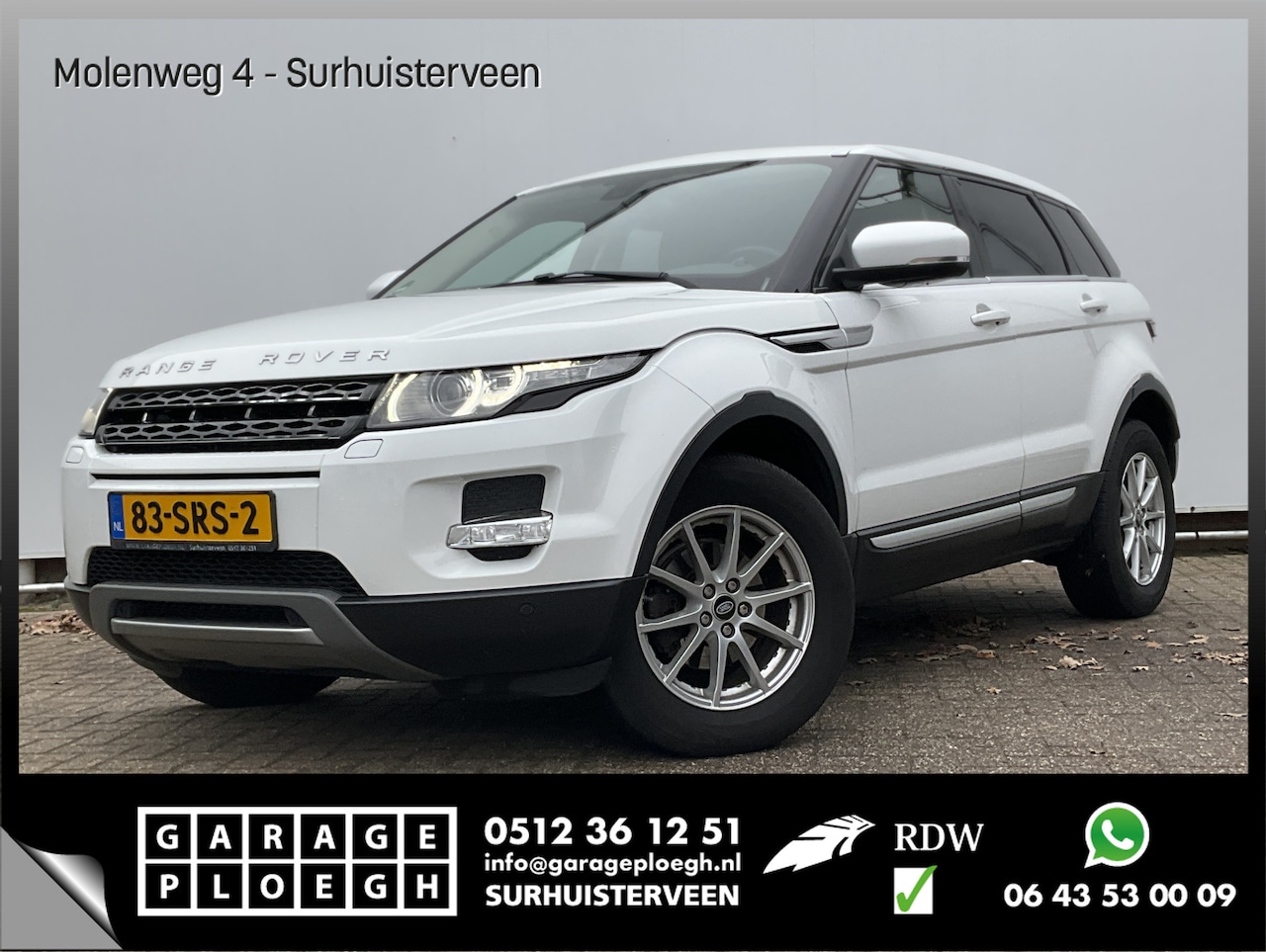 Land Rover Range Rover Evoque - 2.2 TD4 4WD Prestige Trekhaak Meridian Memory Leer Camera EXPORT?! - AutoWereld.nl