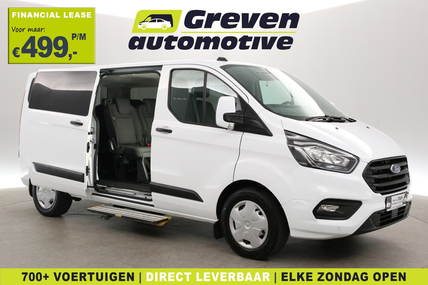 Ford Transit Custom - 2.0 L2H1 | MARGE | 9 Zits | Incl. BPM | Airco | Cruise | Parkeersens. | Elektrpakket - AutoWereld.nl