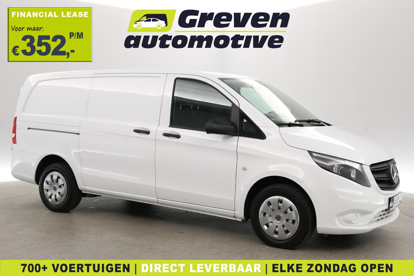 Mercedes-Benz Vito - 114 CDI Lang | Automaat | Airco | Adap. Cruise | 3 Zits | Carplay | Stoelverw. | Trekhaak - AutoWereld.nl