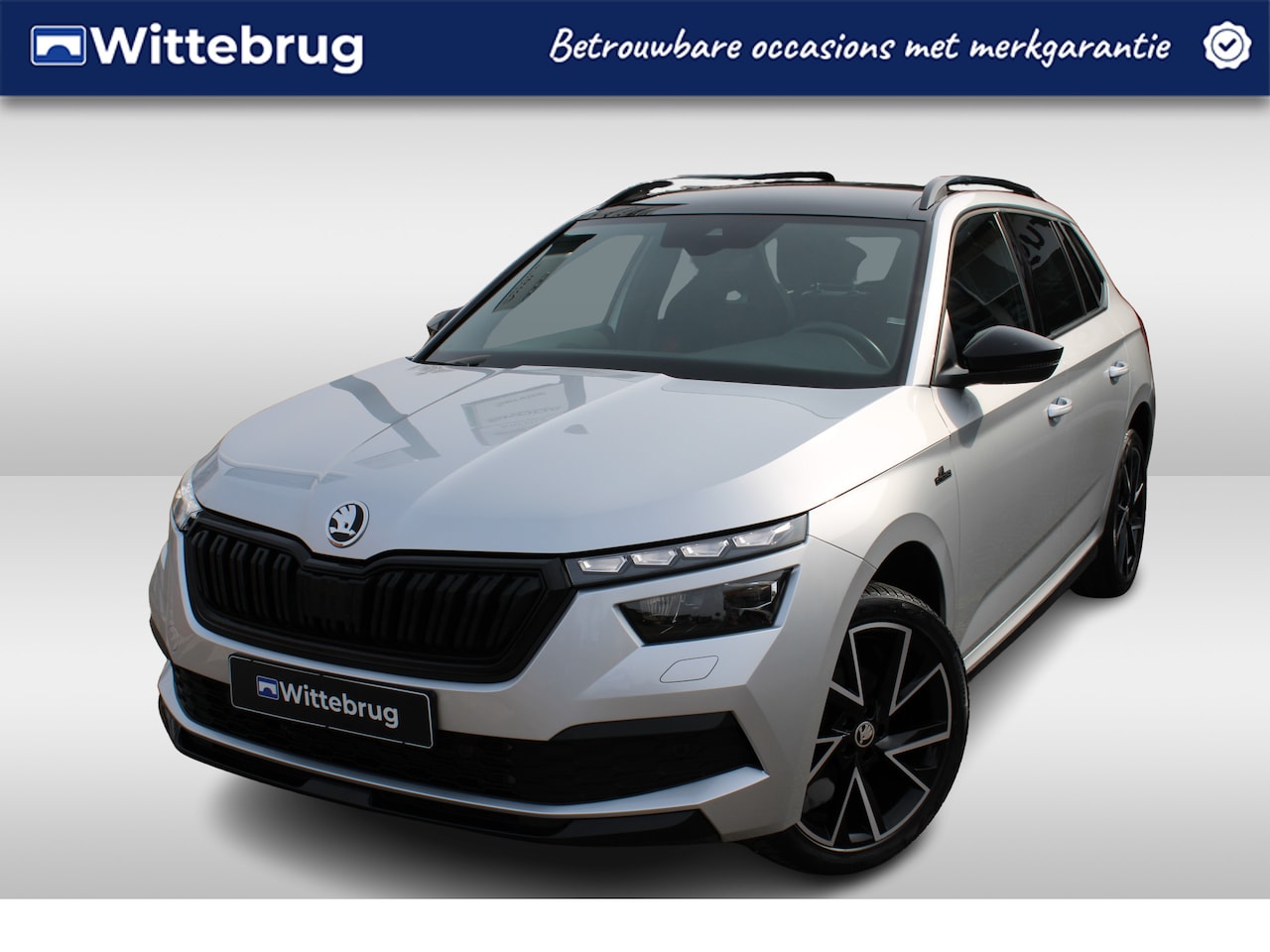 Skoda Kamiq - 1.5 TSI ACT 150pk Monte Carlo DSG Automaat / Panorama dak / Navigatie by APP / LM 18 inch - AutoWereld.nl