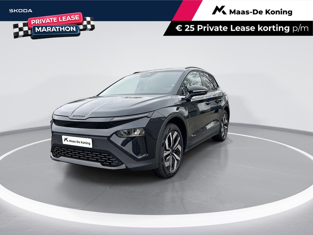 Skoda Elroq - Sportline Elektromotor 210 kW / 286 PK SUV Elektri sch | Black Magic | Trekhaak wegklapbaa - AutoWereld.nl