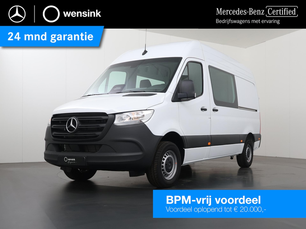 Mercedes-Benz Sprinter - 315 CDI | AUT. | L2 H2 | BPM VRIJ! | LINKER ZIJSCHUIFDEUR | 2-ZITS | TREKHAAK MET OPSTAP | - AutoWereld.nl