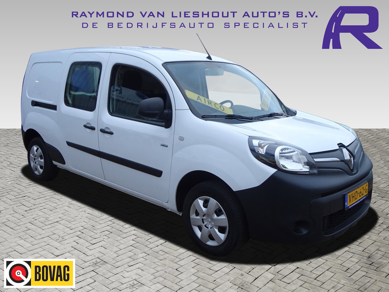 Renault Kangoo - Z.E. 33 Maxi INCL KOOPACCU SOH 90% AIRCO NAVI CRUISE PDC 100 % Elektrisch - AutoWereld.nl