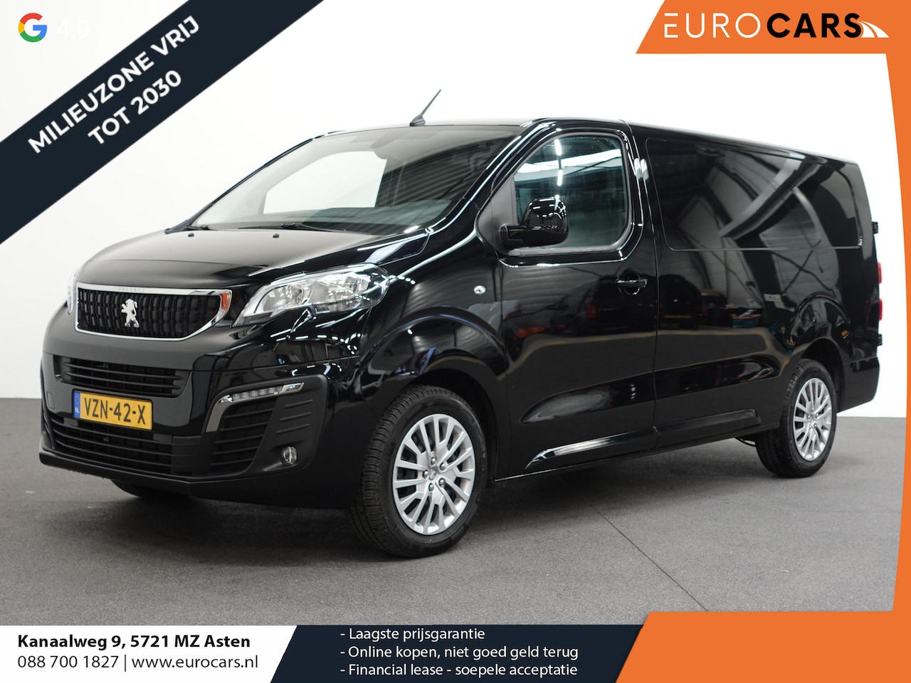 Peugeot Expert - 145pk L3 Automaat Navigatie Trekhaak Carplay Cruise control Airco parkeersensoren - AutoWereld.nl