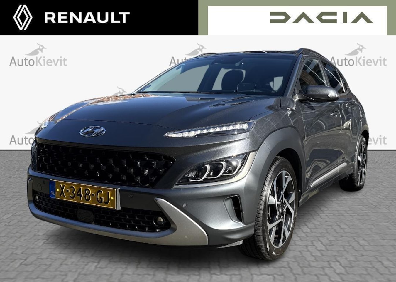 Hyundai Kona - Premium 1.6T GDi 199pk - Trekhaak- All Season - AutoWereld.nl