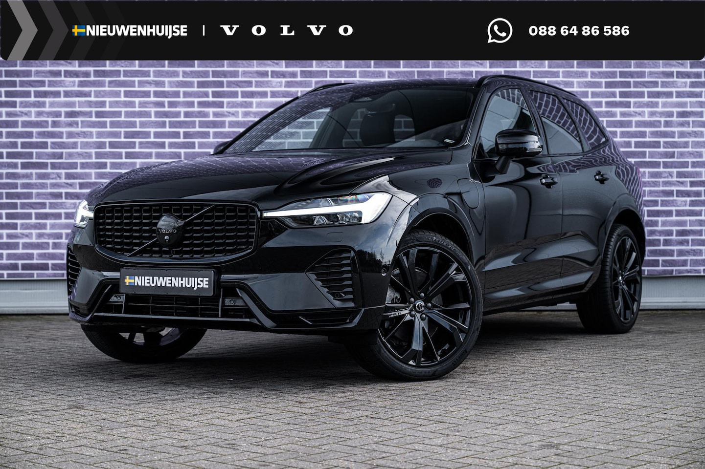 Volvo XC60 - 2.0 T6 Plug-in hybrid AWD Plus Black Edition | Adaptieve Cruise Control | Panoramadak | Ha - AutoWereld.nl