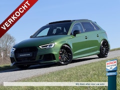 Audi RS3 - 2.5 TFSI 400PK Quattro / Pano / Grail Exhaust / Sonoma Green / Carbon / Schaalstoelen / Vi