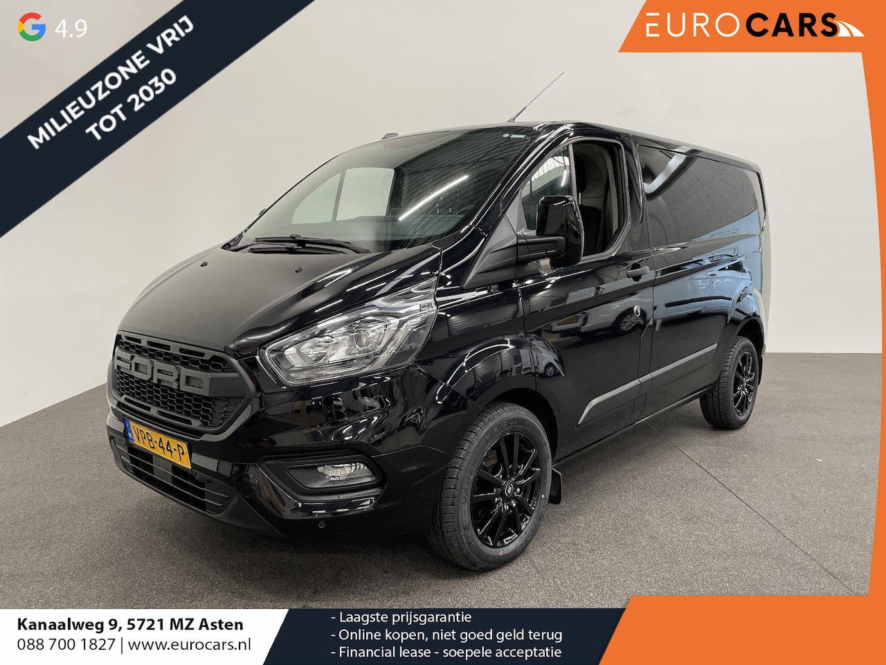 Ford Transit Custom - L1H1 Trend Raptor Edition Navigatie Camera Cruise control Parkeersensoren Trekhaak Airco - AutoWereld.nl