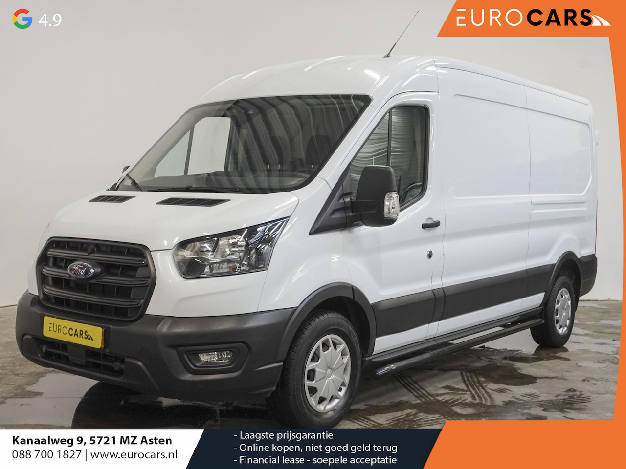 Ford Transit - 330 2.0 TDCI L3H2 Trend Automaat Airco Trekhaak Cruise Control - AutoWereld.nl