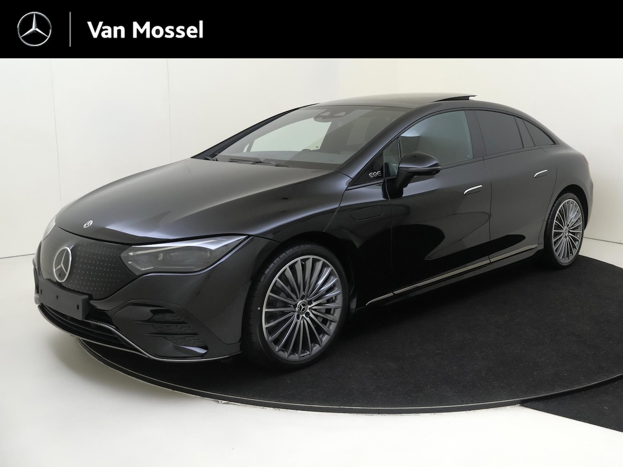 Mercedes-Benz EQE - 300 Business Solution AMG 90 kWh Premium - Nightpakket - Panoramadak - Burmester - Luchtve - AutoWereld.nl