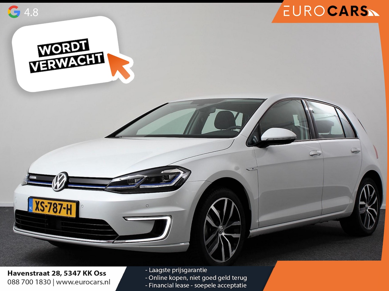 Volkswagen e-Golf - | Navigatie | Climate Control Bluetooth | Cruise Control Adaptive | Lichtmetalen Velgen | - AutoWereld.nl