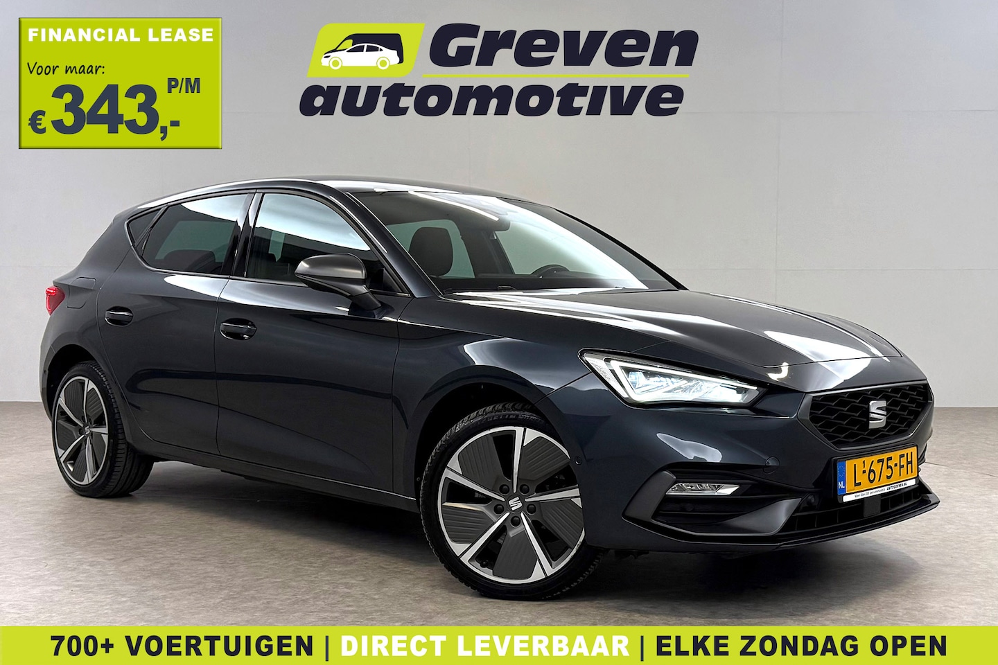 SEAT Leon - 1.4 TSI eHybrid PHEV FR | Sfeer | Virtual | Clima | Cruise | Carplay | Trekhaak | Parkeers - AutoWereld.nl