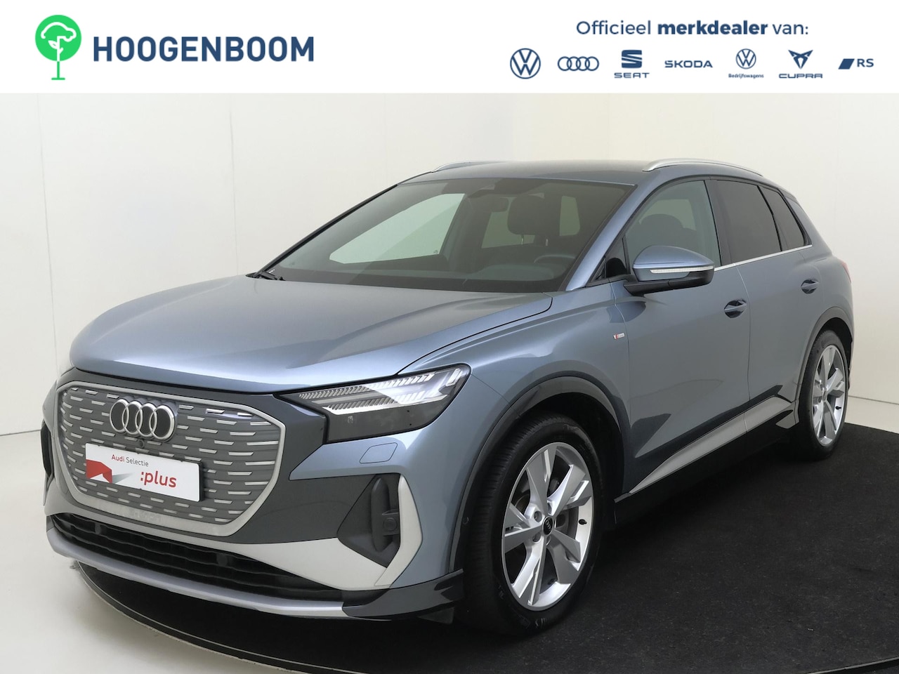 Audi Q4 e-tron - 50 quattro S edition 77 kWh | Adaptieve cruise control | Dodehoek detectie | LED matrix ve - AutoWereld.nl