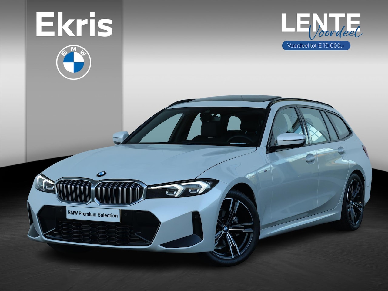 BMW 3-serie Touring - 318i M-Sportpakket / Achteruitrijcamera / Trekhaak / Panoramadak / Stoelverwarming / 18'' - AutoWereld.nl