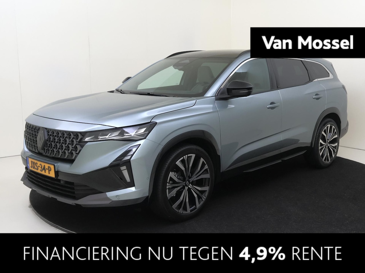Renault Espace - E-Tech full hybrid 200 PK iconic 7p. | Pack Vision | Pack Light & Sound | Gris Baltique - AutoWereld.nl