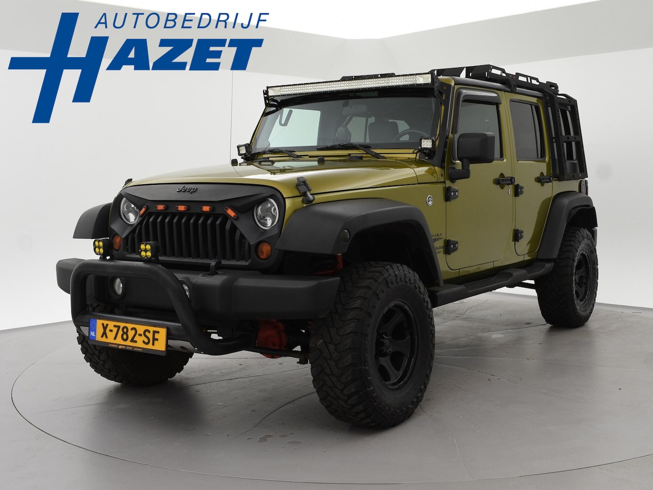 Jeep Wrangler - 3.8 LPG 5-DRS AUT. + ROOFRACK | LED BALK | BULLBAR | FULL LED | APPLE CARPLAY | - AutoWereld.nl