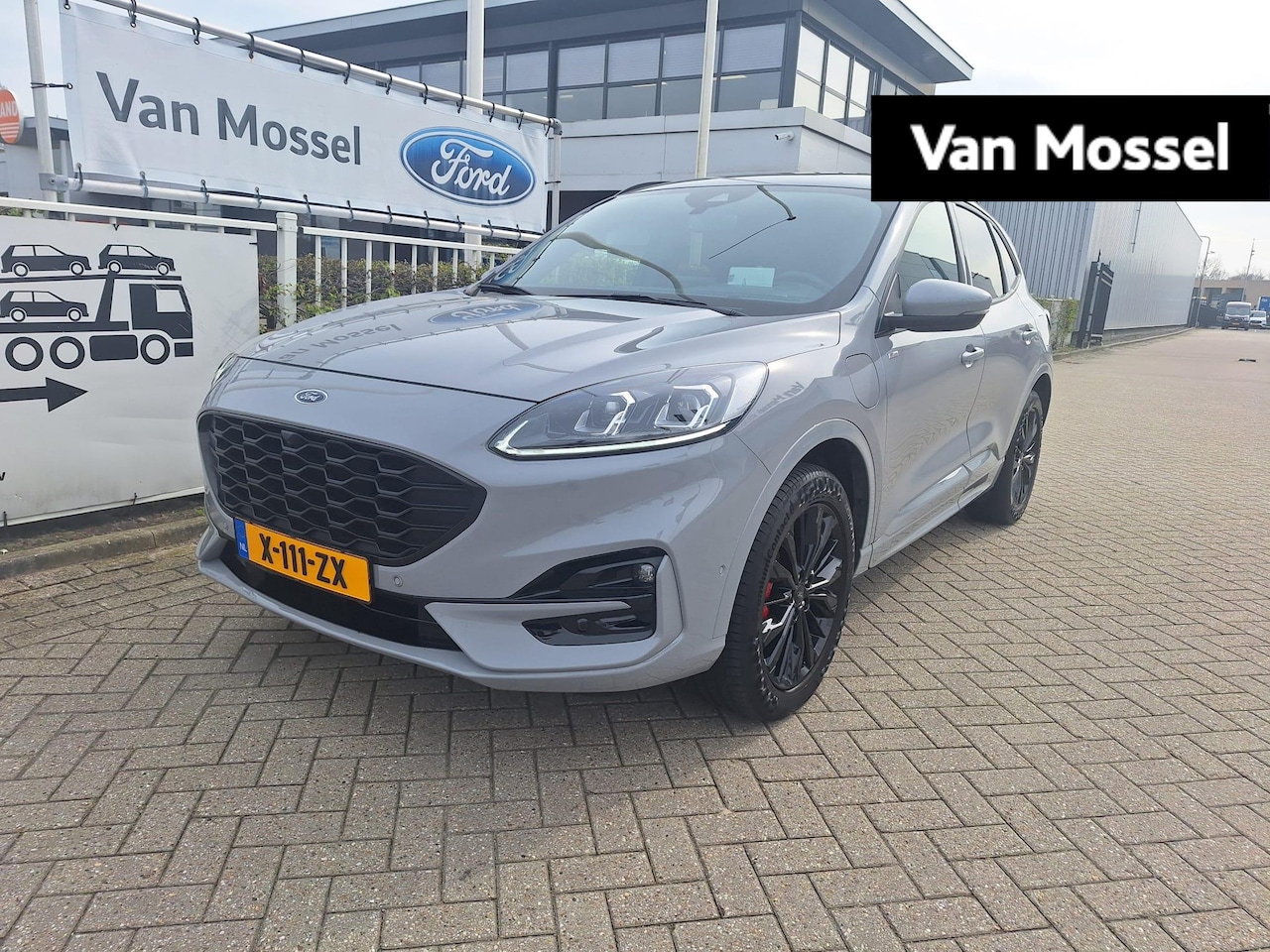 Ford Kuga - 2.5 PHEV Graphite Tech Edition | Grey Matter |19" Zwarte Lichtmetalen Velgen | Projector L - AutoWereld.nl