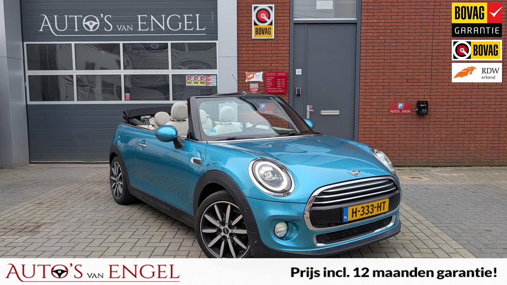 MINI Cabrio - Mini 1.5 Cooper Chili/Garantie/Leder/Carplay/Stoelverwarming - AutoWereld.nl