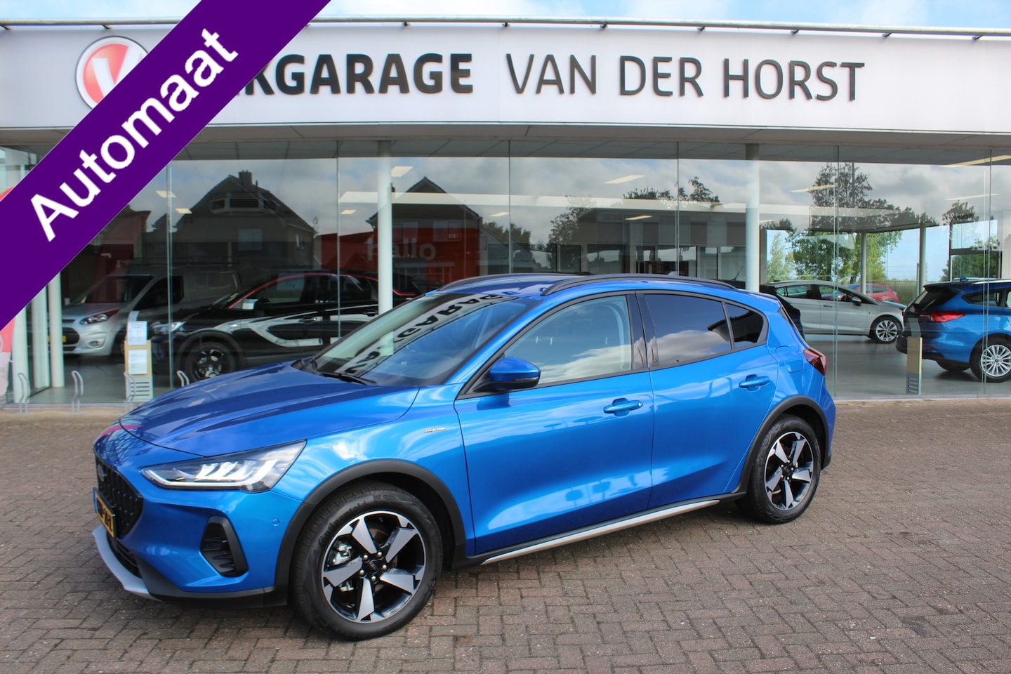 Ford Focus - 1.0-155pk EcoBoost Mild-Hybrid 'Active' AUTOMAAT ! Trekgewicht 1.500kg ! Slechts 6.450km ! - AutoWereld.nl