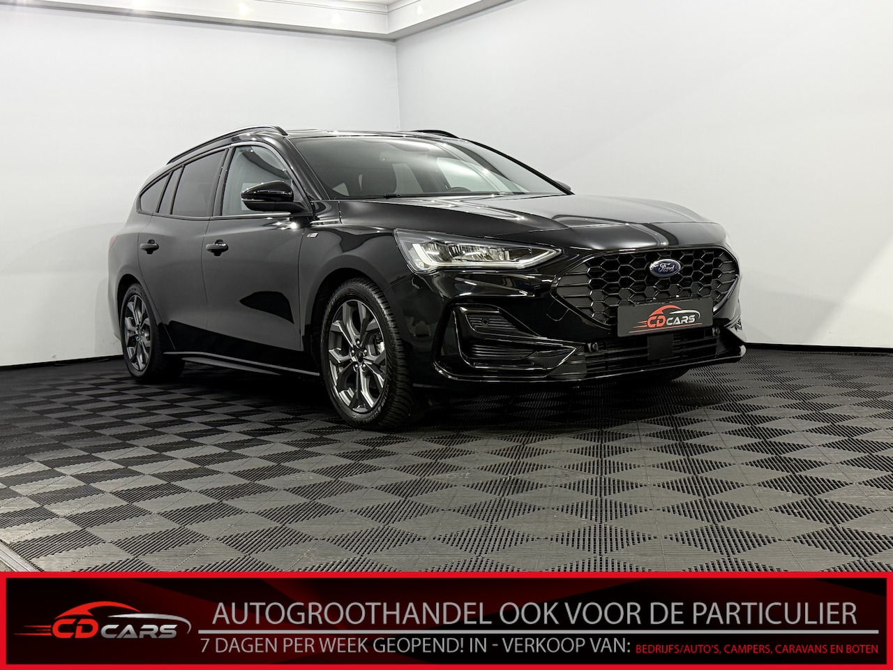 Ford Focus - 1.0 EcoBoost Hybrid ST Line Camera, Navi, Clima, Keyless start, Cruise control, Rijstrook - AutoWereld.nl