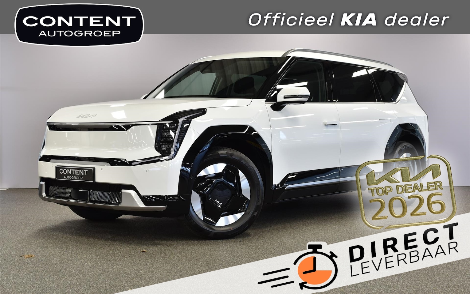 Kia EV9 - 99,8kWh 204pk RWD Plus NIEUW - SNEL LEVERBAAR - AutoWereld.nl