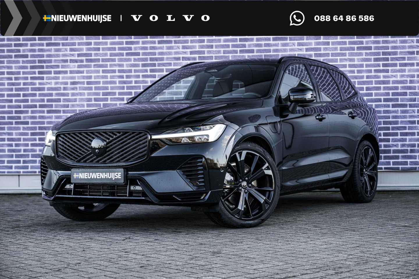 Volvo XC60 - 2.0 T8 Plug-in hybrid AWD Ultra Black Edition | Luchtvering | Facelift | Google | Long Ran - AutoWereld.nl