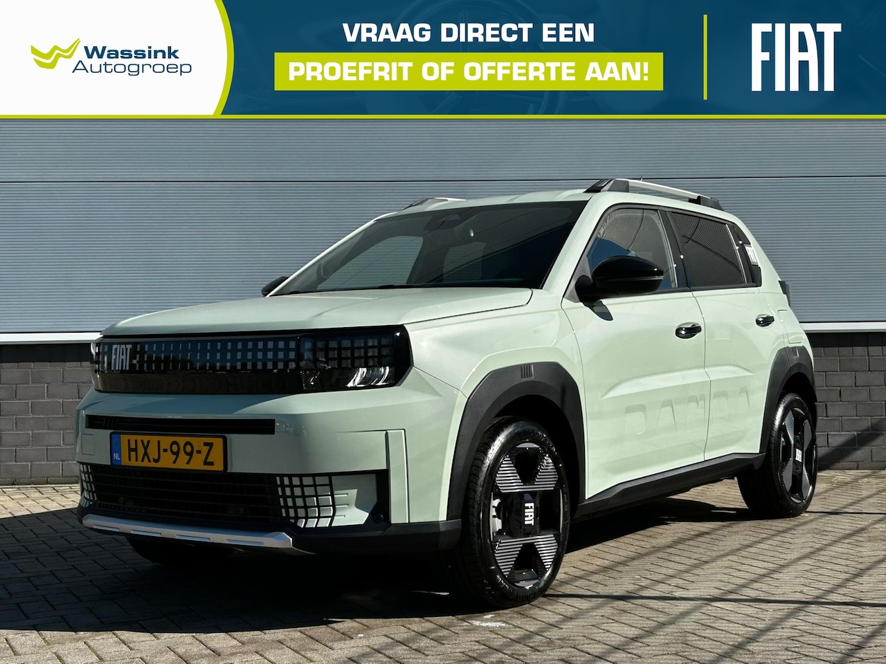 Fiat Grande Panda - 44kWh 113 pk La Prima | Climate Control | Apple Carplay / Android Auto | Achteruitrijcamer - AutoWereld.nl