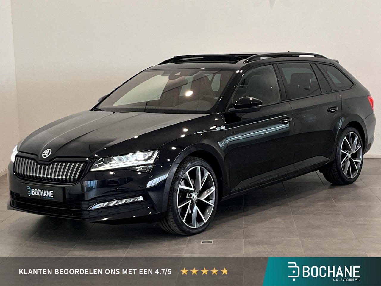Skoda Superb Combi - 1.4 TSI iV Sportline Business | 360° camera | Panoramadak | Trekhaak elektrisch wegklapbaa - AutoWereld.nl