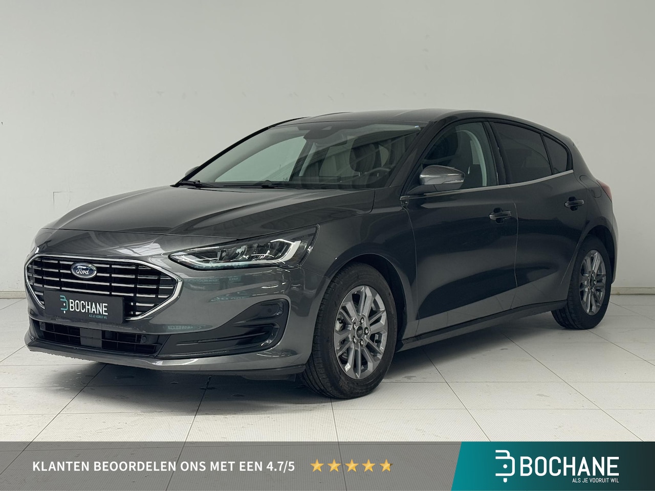 Ford Focus - 1.0 EcoBoost Hybrid Titanium | Parkeersensoren V+A | Navigatie | Climate Control | Apple C - AutoWereld.nl