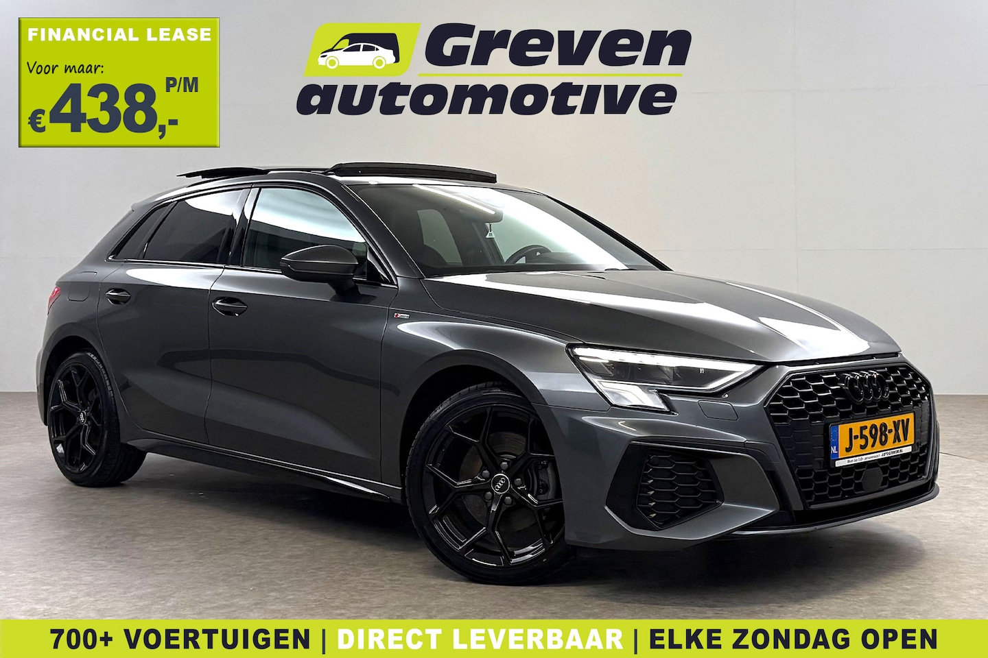 Audi A3 Sportback - 30 TFSI S-line Black optic | Pano | Virtual | Carplay | Cruise | Navi | Parkeersens. - AutoWereld.nl
