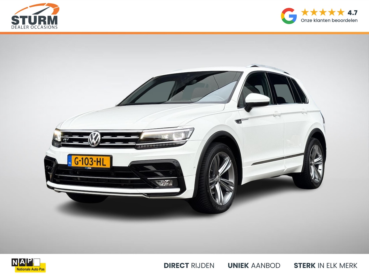 Volkswagen Tiguan - 1.5 TSI ACT Highline Business R NL-Auto, Uitklapbare Trekhaak! - AutoWereld.nl