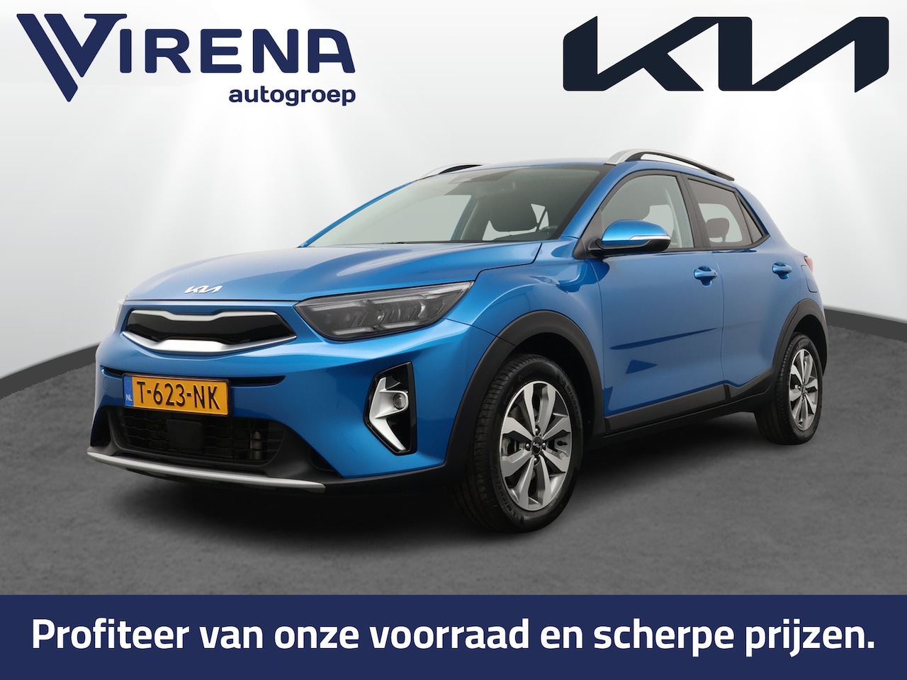 Kia Stonic - 1.0 T-GDi MHEV DynamicPlusLine - LED - Navigatie - Cruise Control - Climate Control - Appl - AutoWereld.nl