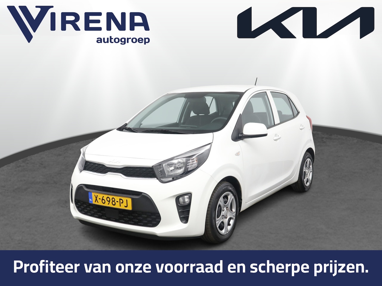 Kia Picanto - 1.0 DPi ComfortLine - Airco - Cruise Control - Radio - Fabrieksgarantie Tot 2031 - AutoWereld.nl