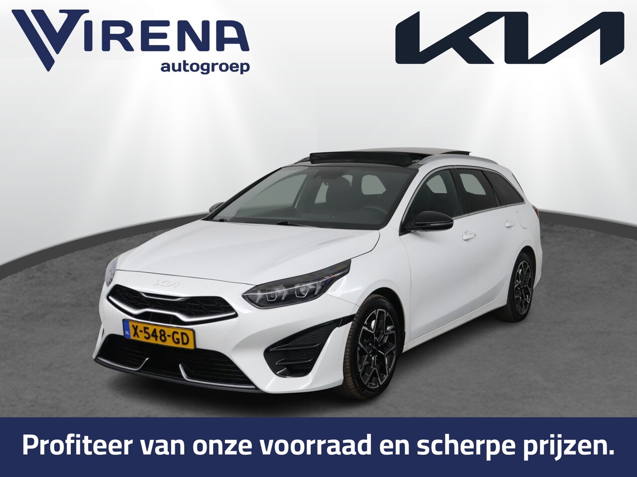 Kia Cee'd Sportswagon - Ceed 1.5 T-GDi GT-Line Automaat - Sportstoelen - Panorama dak - elektrische Achterklep - A - AutoWereld.nl