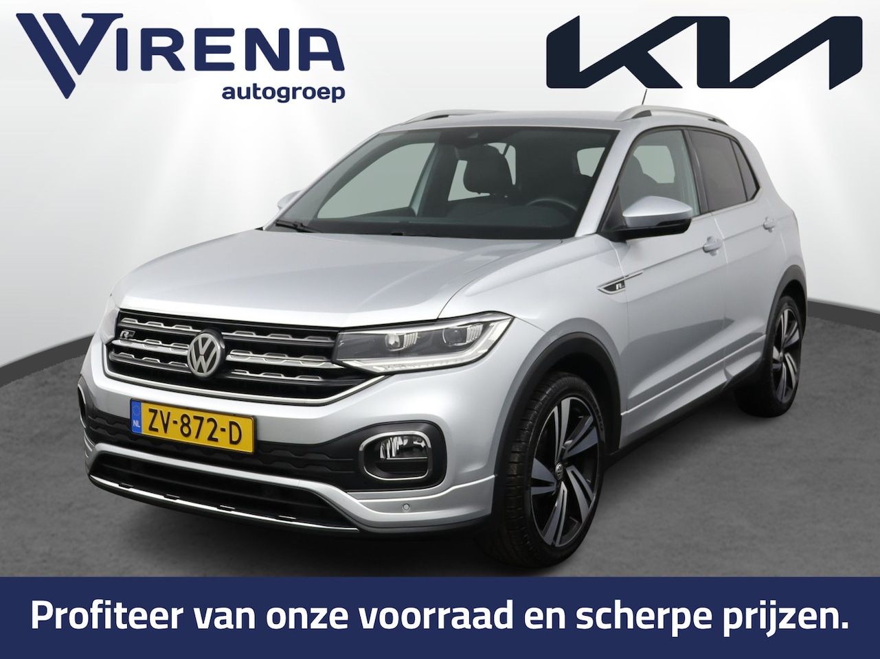 Volkswagen T-Cross - 1.0 TSI Style R-Line - Automaat - Digital Cockpit - Achteruitrijcamera - Navigatie - Viren - AutoWereld.nl