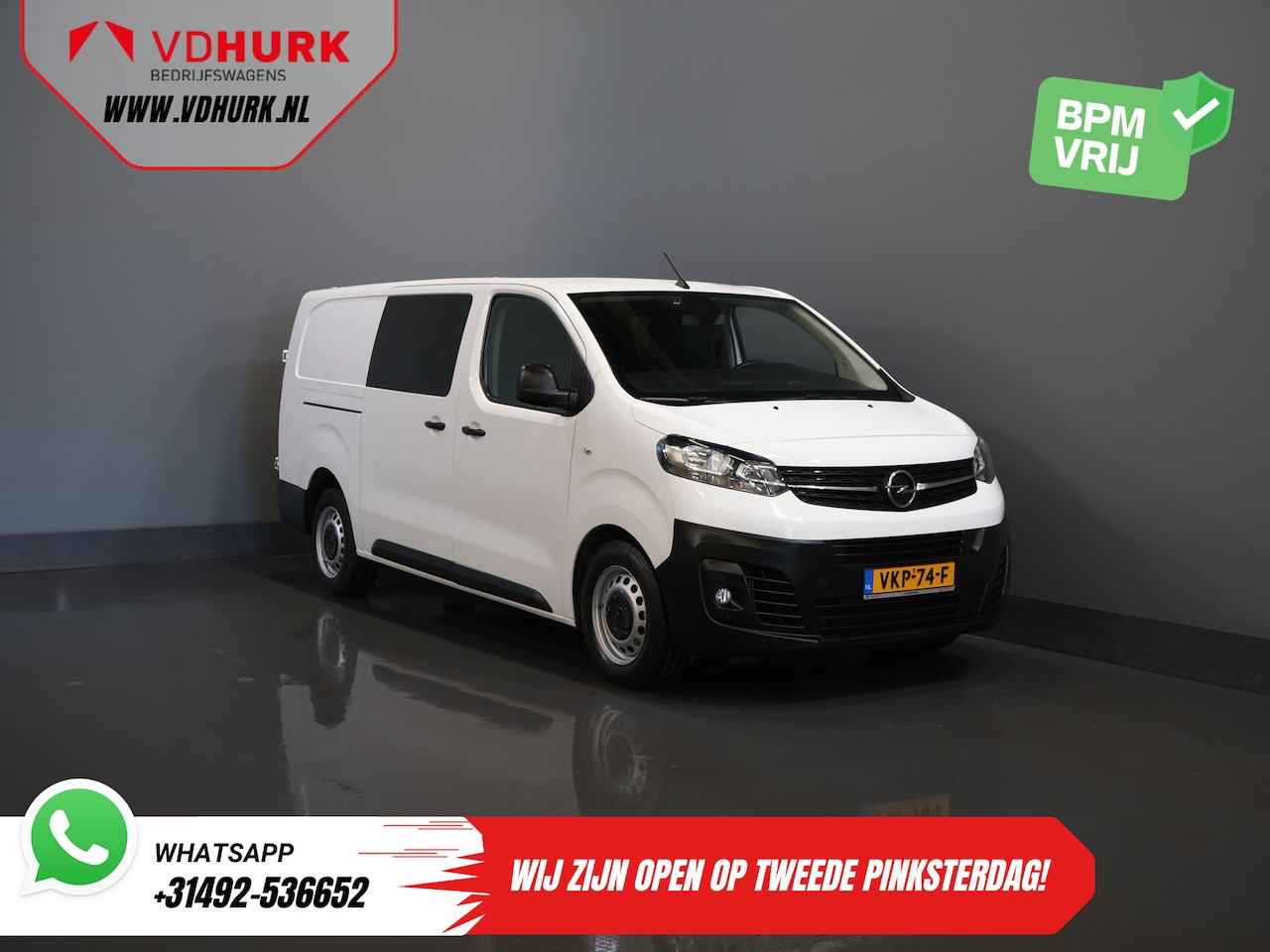 Opel Vivaro - 2.0 CDTI 125 pk DC Dubbel Cabine Carplay/ 6 Pers./ Cruise/ Camera/ PDC V+A/ Trekhaak/ NL A - AutoWereld.nl