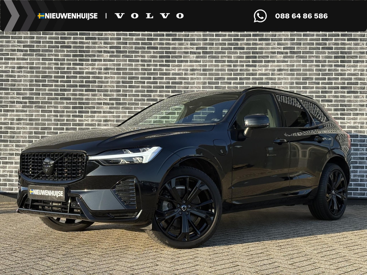 Volvo XC60 - 2.0 T8 Plug-in hybrid AWD Plus Black Edition | Adaptieve Cruise Control | Panoramadak | St - AutoWereld.nl