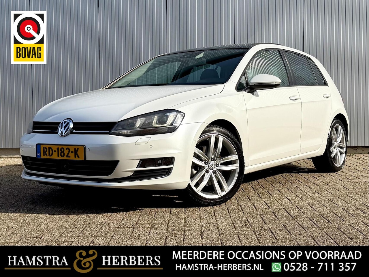 Volkswagen Golf - 1.4 TSI ACT Highline wit, bomvol! - AutoWereld.nl