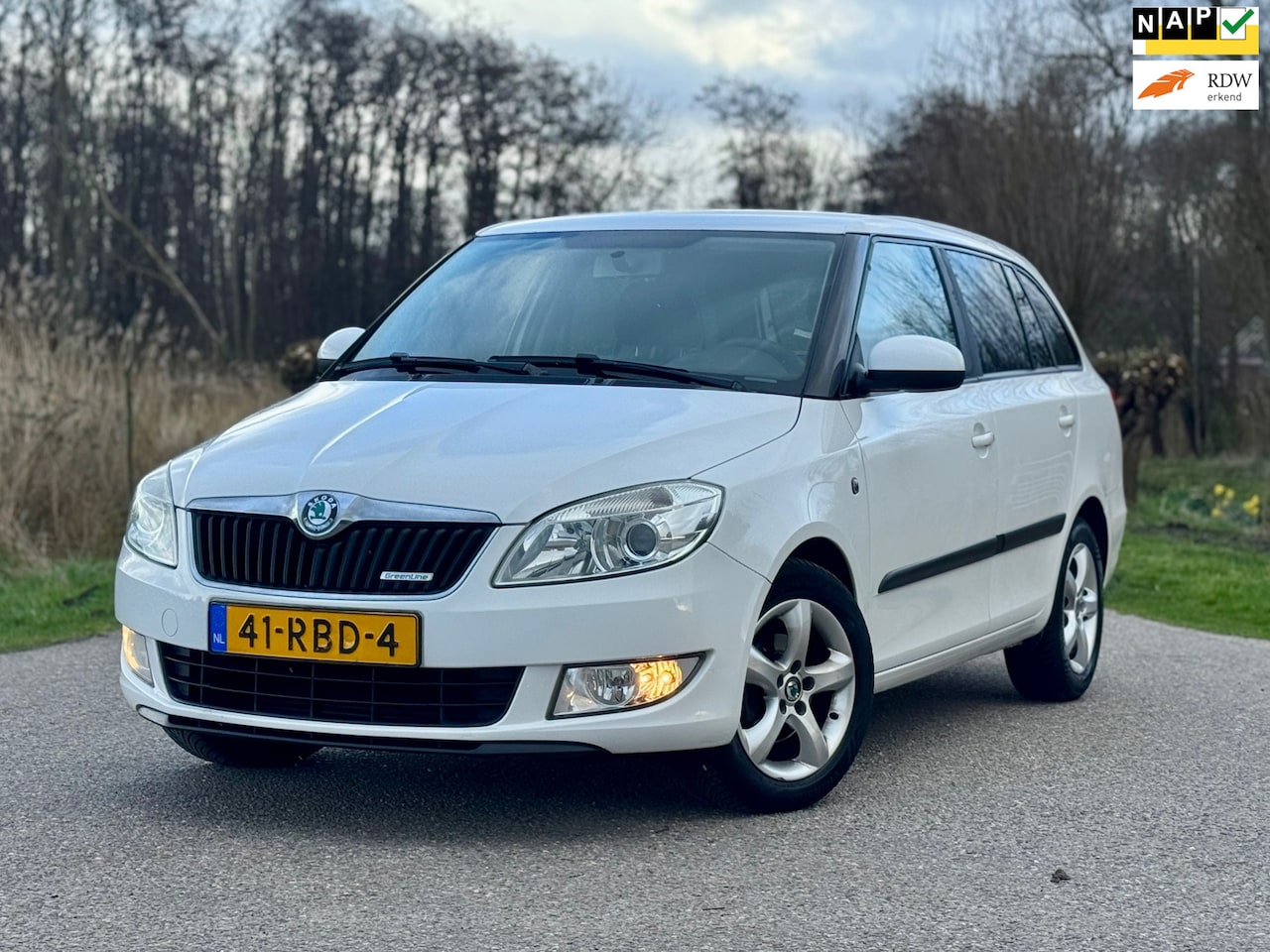 Skoda Fabia Combi - 1.2 TDI Greenline Airco Cruise Control 15Inch Perfect Onderhouden NAP - AutoWereld.nl
