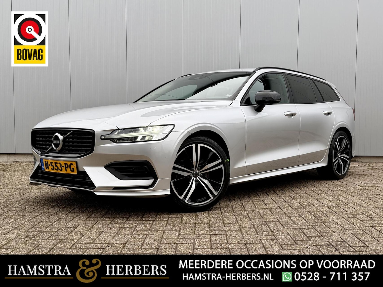 Volvo V60 - 2.0 B3 R-Design grijs - AutoWereld.nl