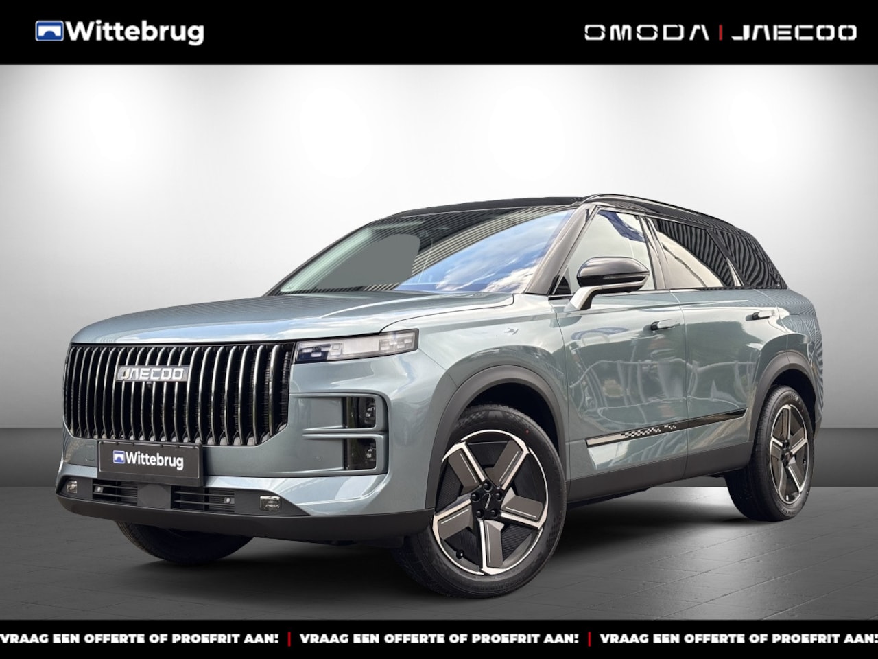 Jaecoo 7 - SHS PHEV Exclusive met 1500 KG trekgewicht, 1200 KM RANGE Navigatie, Elektrische achterkle - AutoWereld.nl