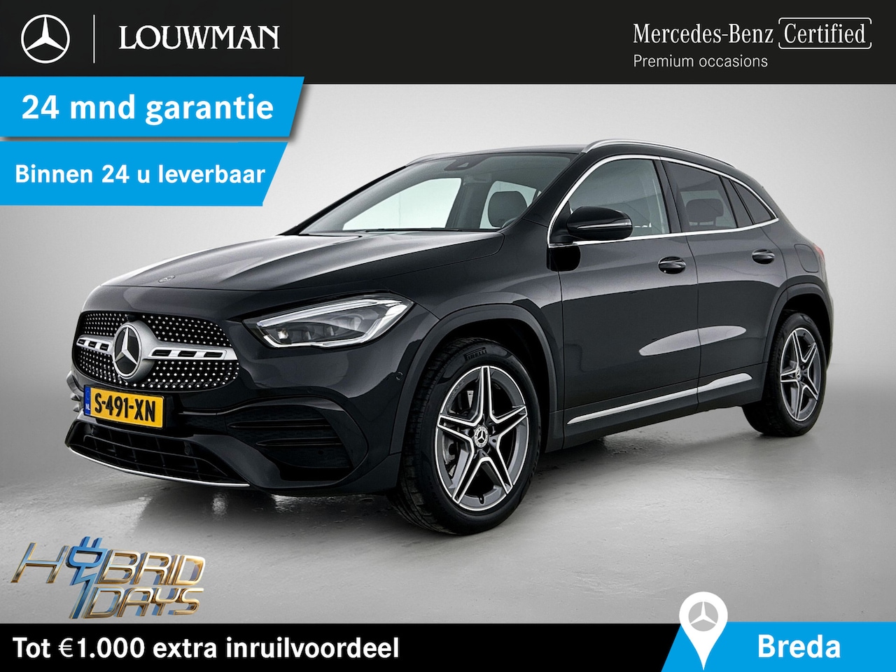 Mercedes-Benz GLA-Klasse - 250 e Business Solution AMG Limited Achteruitrijcamera | Apple CarPlay | Dodehoekassistent - AutoWereld.nl