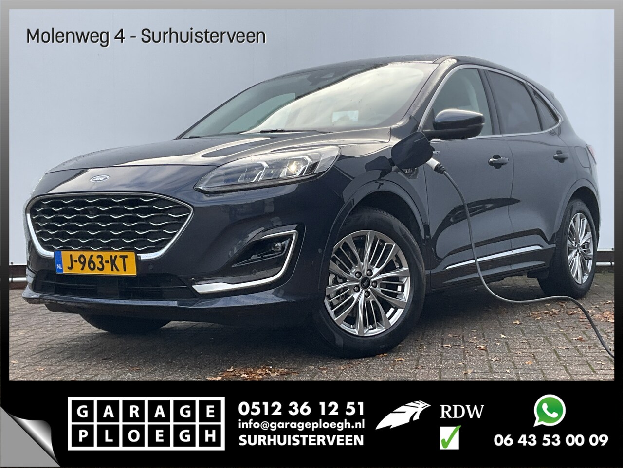 Ford Kuga - 2.5 PHEV 264pk Vignale B&O HUD Leer Stoel/Stuurverw Memory Nav/Cam NL-Auto! - AutoWereld.nl