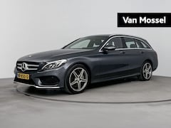 Mercedes-Benz C-klasse Estate - 350 e Lease Edition 279PK | Burmester® Audio | Zwart Lederen Interieur | AMG Velgen | Navi
