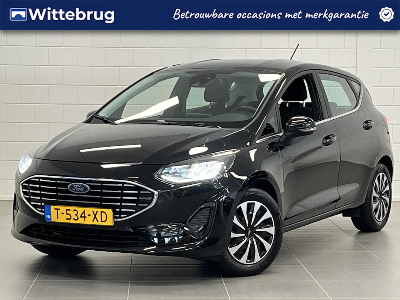 Ford Fiesta - 1.0 EcoBoost Hybrid Titanium CARPLAY | LED VERLICHTING | KEYLESS - AutoWereld.nl