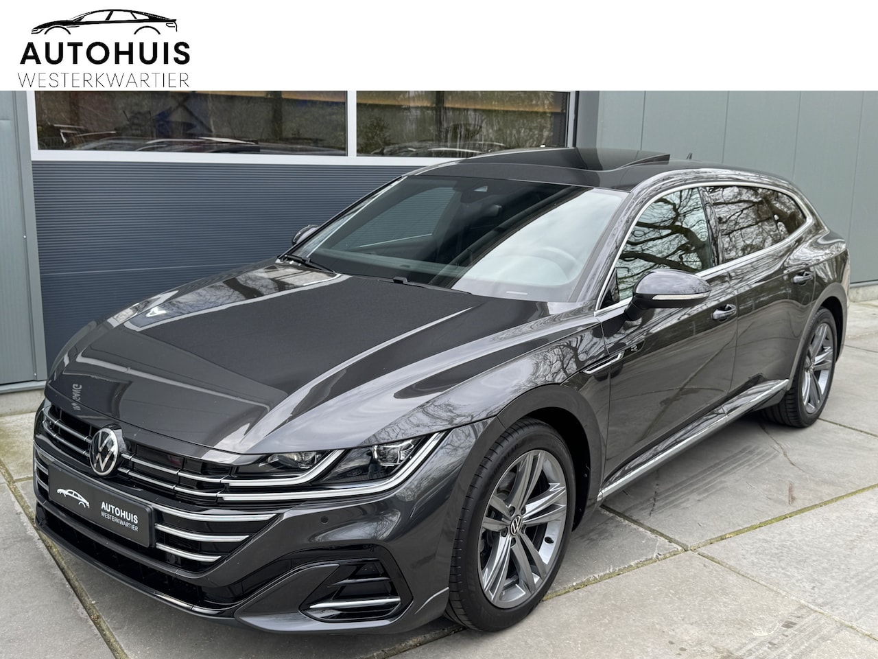 Volkswagen Arteon Shooting Brake - 1.4 TSI 218pk eHybrid R-Line Business+ DSG Panorama Vol Leer Groot Navi Camera Trekhaak Wi - AutoWereld.nl