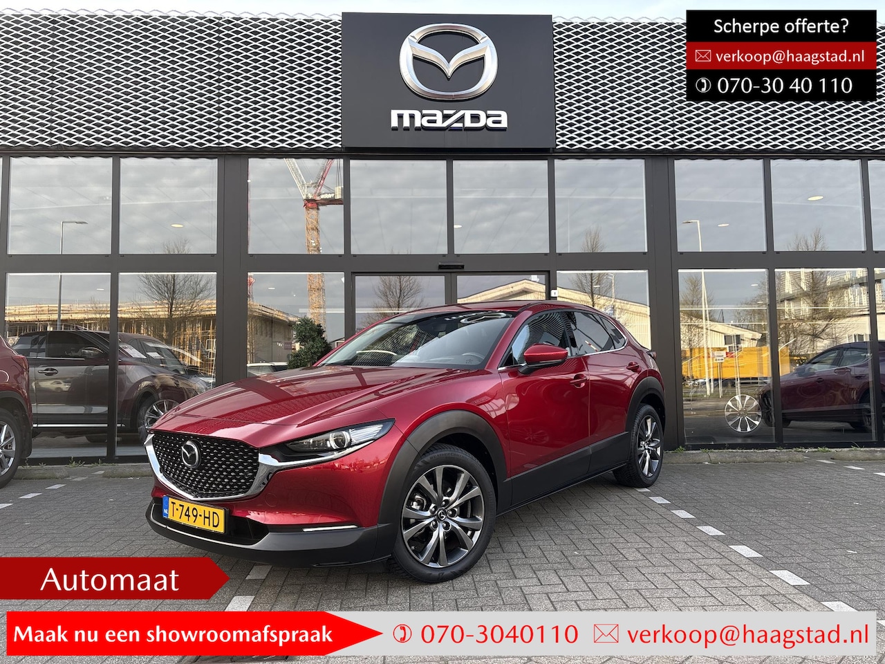 Mazda CX-30 - 2.0 e-SkyActiv-X M Hybrid Luxury 1e Eigenaar / Trekhaak / Dealer Onderhouden - AutoWereld.nl