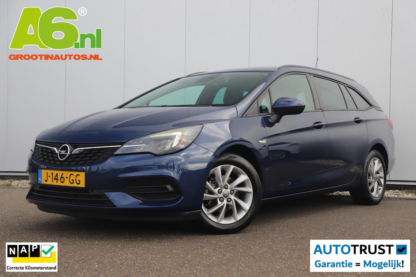 Opel Astra Sports Tourer - 1.2 Edition 131PK Navigatie Carplay Android 16 inch LMV Airco Cruise Control Getint Glas - AutoWereld.nl