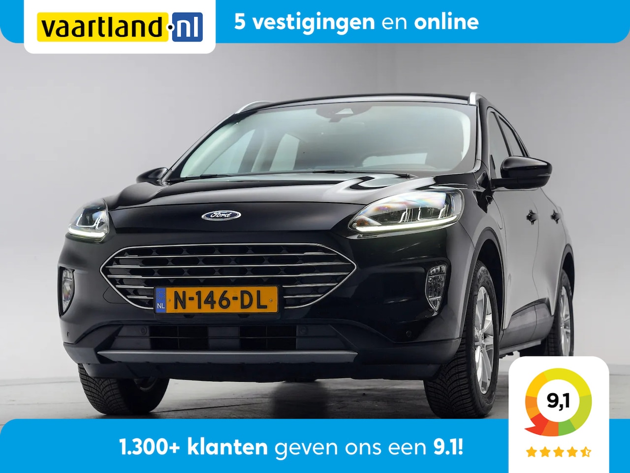 Ford Kuga - 2.5 PHEV Titanium Aut. [ Navi Camera Digi-dash ] - AutoWereld.nl