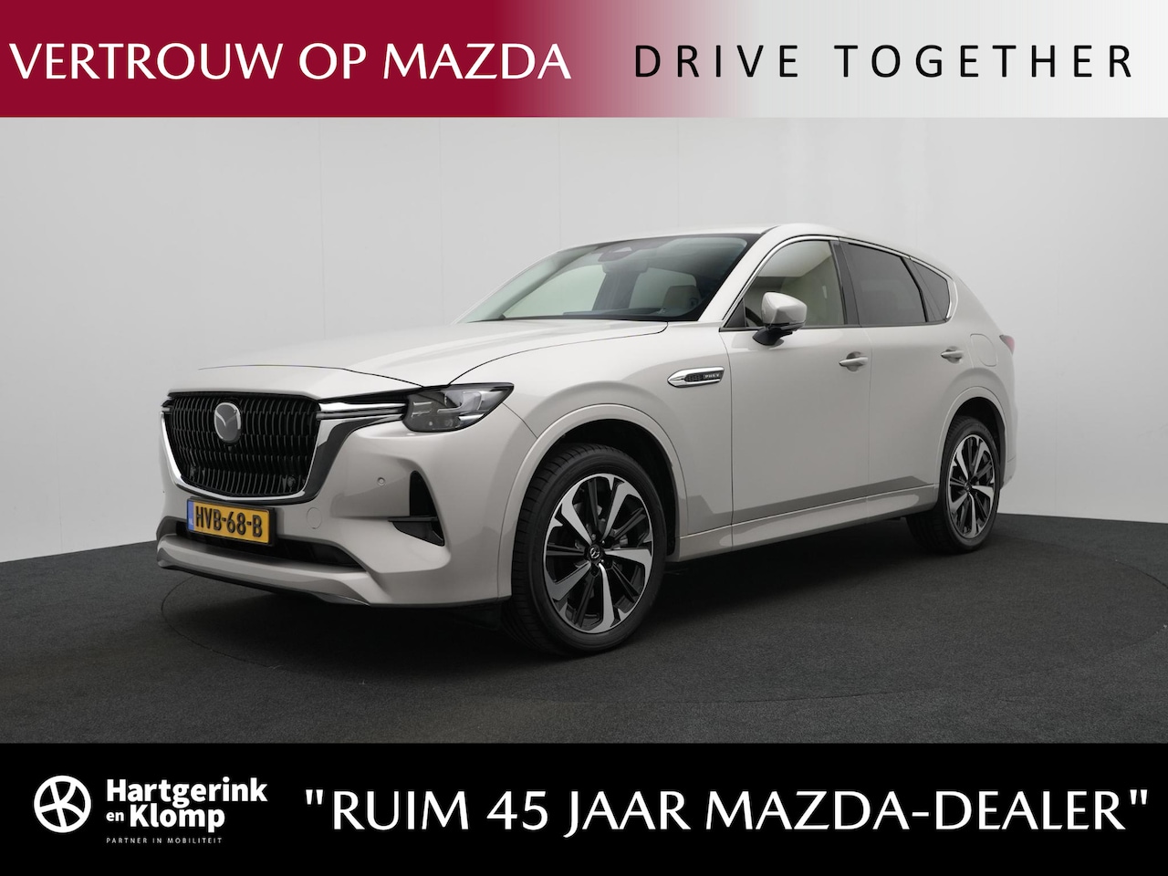 Mazda CX-60 - 2.5 E-SKYACTIV PHEV Takumi Plus 4WD automaat : dealer onderhouden - AutoWereld.nl